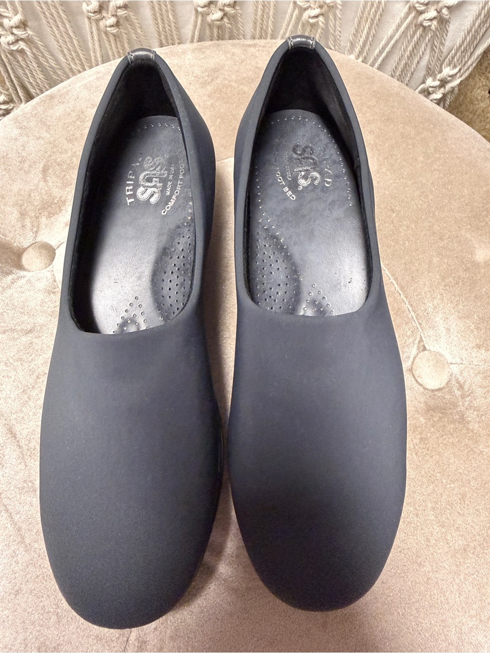 SAS Bliss Slip-on Wedge Gray 6.5 M